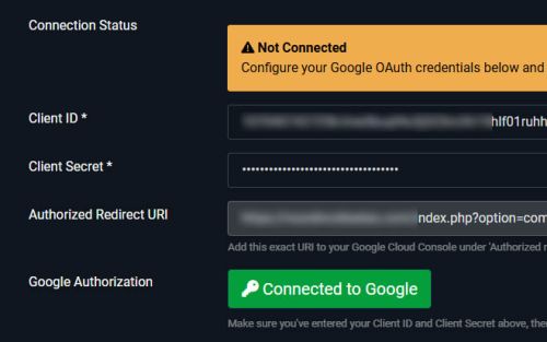 Gmail SMTP OAuth Plugin for Joomla!
